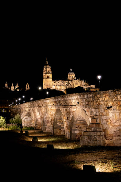 istock Salamanca at night 1296862160