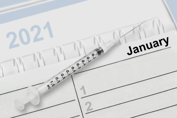 istock Calendar Vaccination January  2021 close up 1296862338