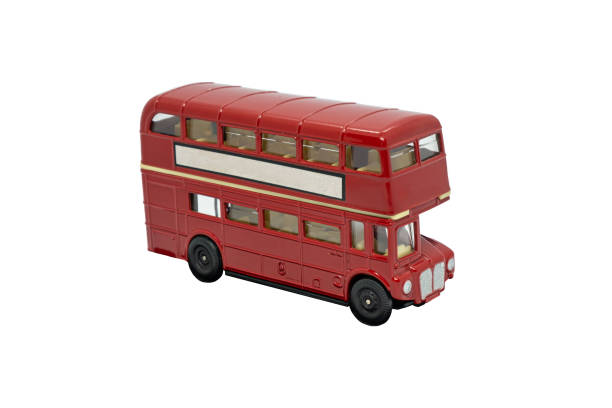 istock famous red traditional London bus isolated over white 1296863283