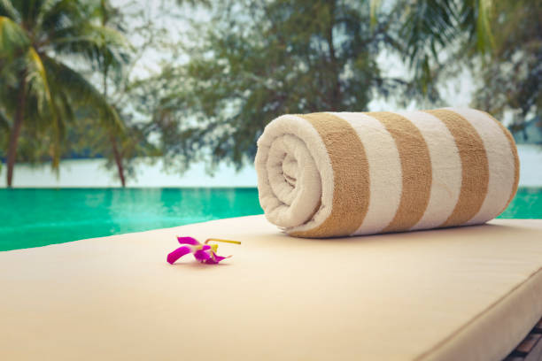 istock towel in tourist resort, malaysia 1296865980