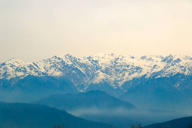 istock Egrisi mountain landscape, winter landscape in Samegrelo, Georgia 1296871383