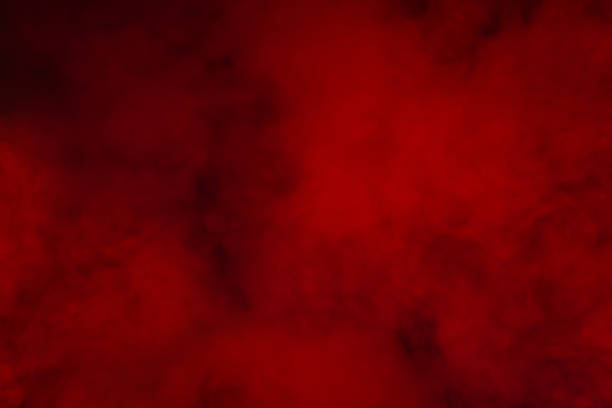 istock Red steam on a black background. 1296878168