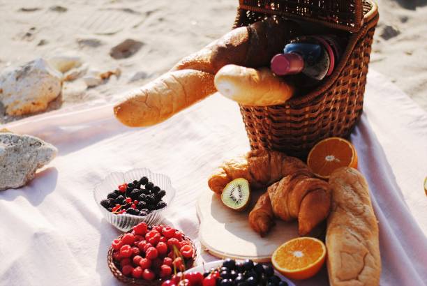 istock Summer picnic on the beach 1296881606