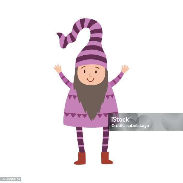 Fairy Tale Cute Gnome A Flat Cartoon Vector Isolated Illustration Stock Illustration - Download Image Now - iStock Fairy Tale Cute Gnome A Flat Cartoon Vector Isolated Illustration Stock Illustration - Download Image Now - iStock