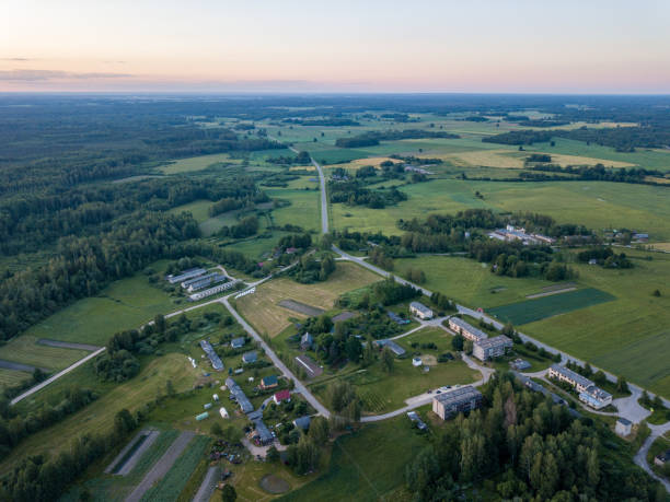 istock summer fields forests and roads in countryside view from above drone image 1296888143
