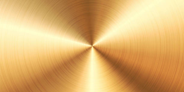 istock Realistic brushed metal texture. Polished stainless steel background. Vector illustration 1296900683