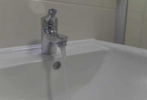 istock Clean your hands in corona times, cope space 1296901736