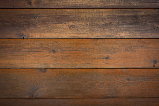 sfondo tavola strutturato in legno, scrivania o pavimento in legno, per carta o invito - knotted wood plank wall abstract texture foto e immagini stock