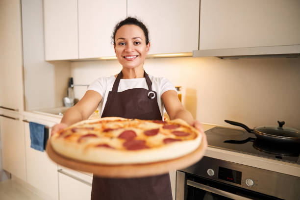 istock Inviting you to have home dinner with me 1296921605