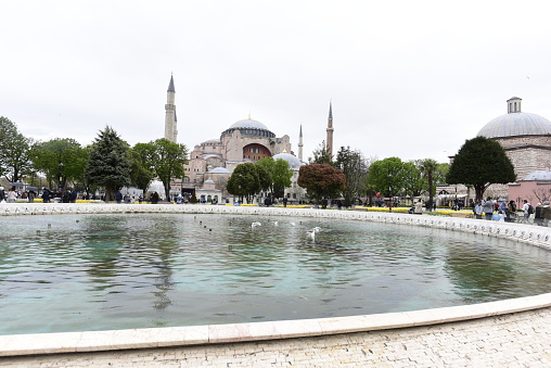 hagia sophia mosque in istanbul, turkey.