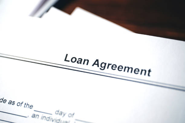 istock Legal document Loan Agreement on paper close up 1296926891