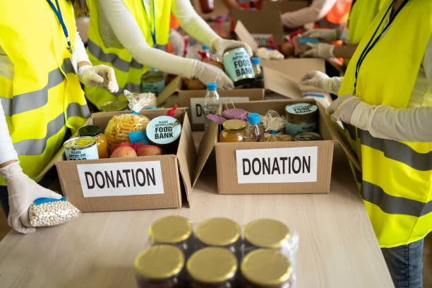 istock Donation for poor people 1296931022