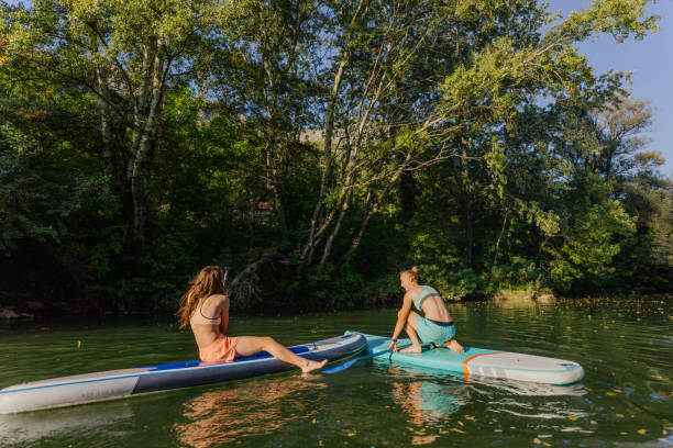 istock Paddling with my best friend 1296934979