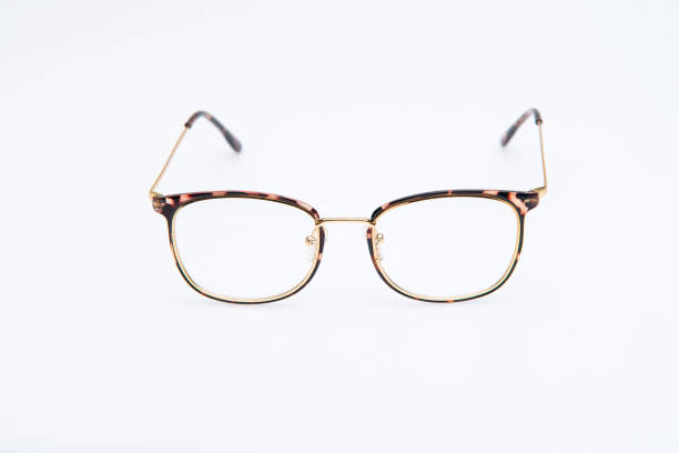 istock Fashion sunglasses tortoise frames on white background. 1296939812
