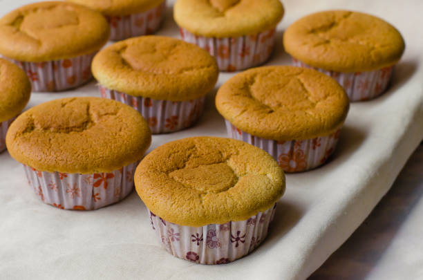 istock Homemade Cupcake for Breaking Time. 1296949135
