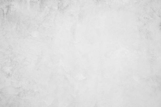 istock Close up retro plain white color cement wall panoramic background texture for show or advertise or promote product and content on display and web design element concept 1296954261