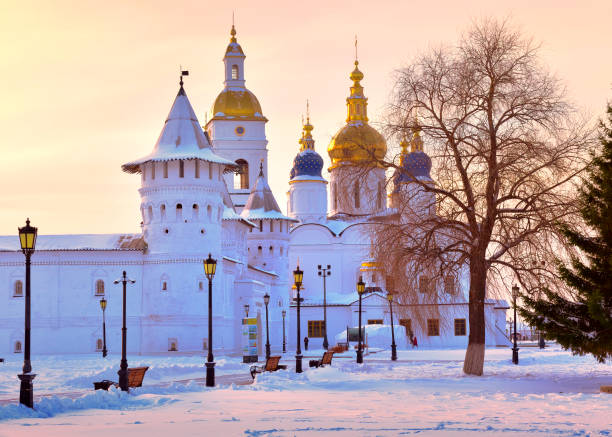 istock Tobolsk Kremlin on a winter morning 1296959454