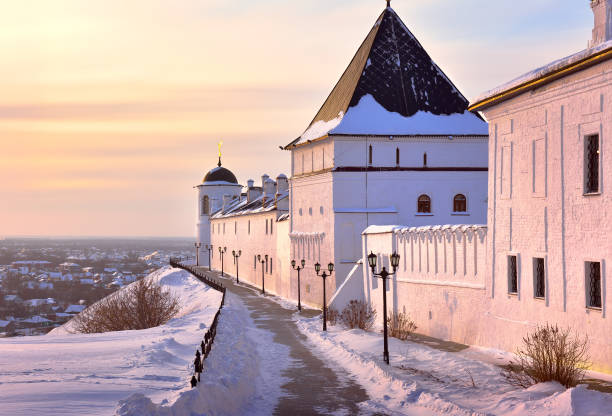 Tobolsk Kremlin in winter