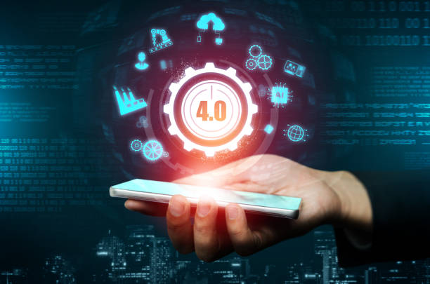 istock Engineering technology and industry 4.0 smart factory concept 1296963881