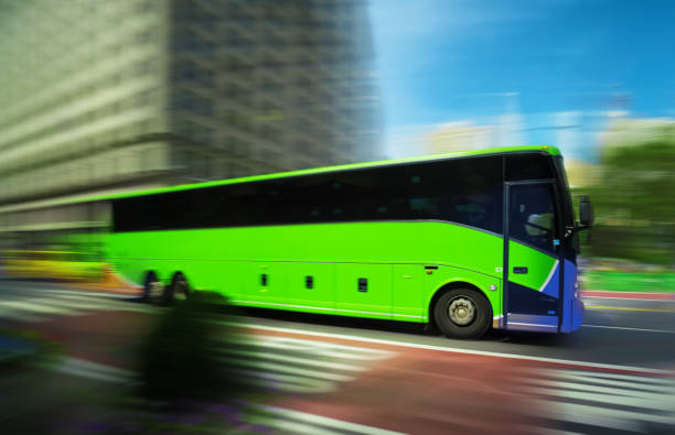 istock Coach bus passenger in New York 1296965918