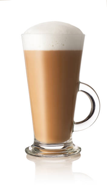 istock cappuccino in cup isolated on white 1296973308