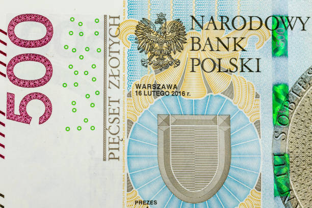 istock Polish 500 zloty banknote with visible details 1296977837