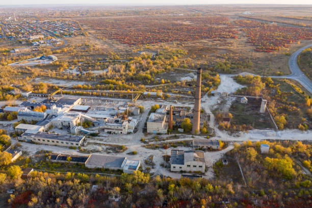 istock Old brick factory 1296979047