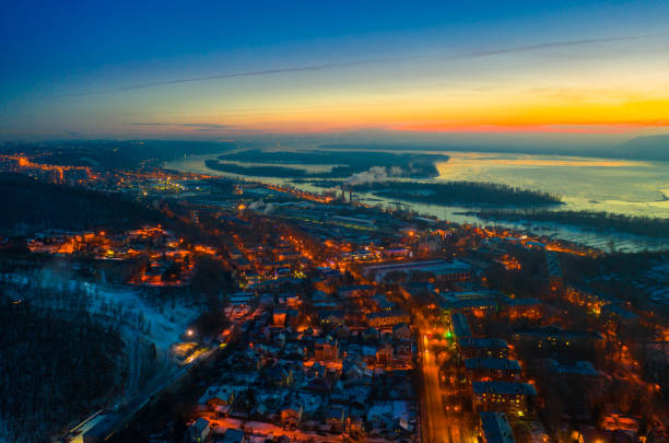 istock Aerial city view 1296979073