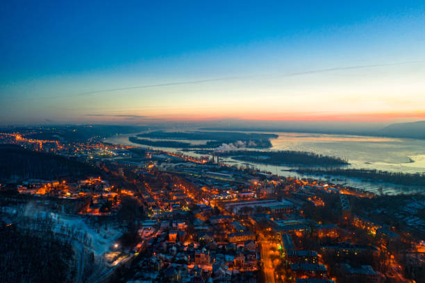 Aerial city view