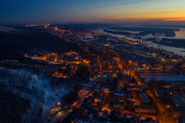 istock Aerial city view 1296979084