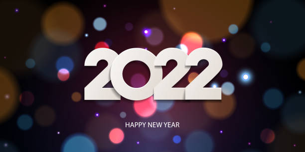 ilustrações de stock, clip art, desenhos animados e ícones de happy new year 2022 - mundial 2022