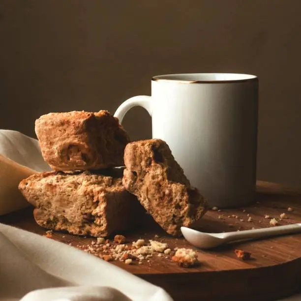 Morning time with coffee and rusks