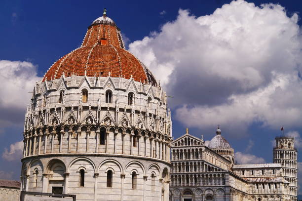 istock Baptistery and Cathedral in Miracles squarei in Pisa 1296983290