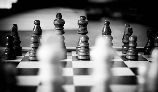 istock War strategy concept black and white chess pieces 1296994948