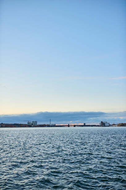 istock city landscape view of harbor with blue sky 1296996759