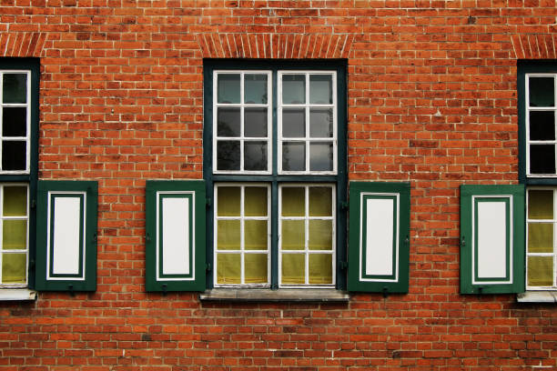 istock Beautiful facade of a historic building with a window 1297006536