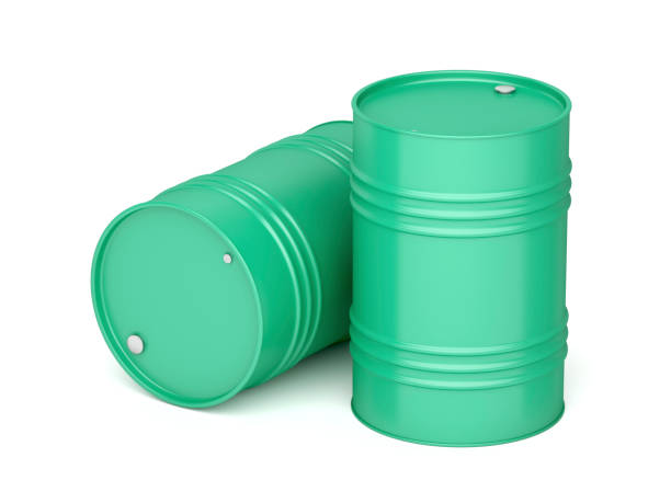 istock Steel oil barrels 1297008614