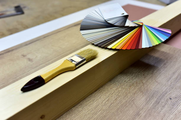 istock Color palette swatches with paint brush 1297009909