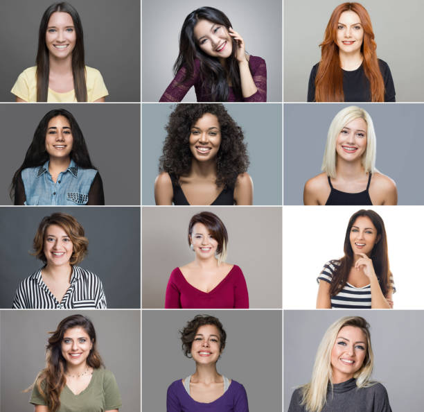 istock Multiple image of different women portraits from different ages and ethnicities 1297011390