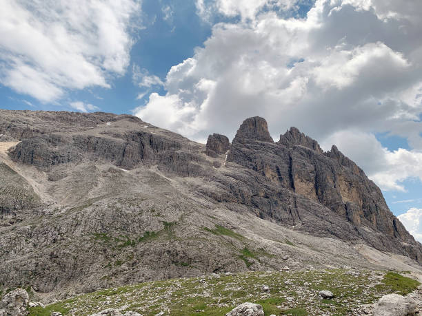 istock Rosengarten group in the Dolomites, a mountain range in northeastern Italy 1297021308