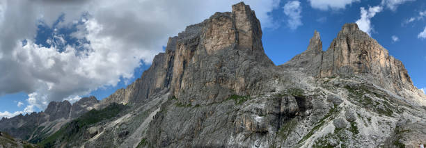 istock Rosengarten group in the Dolomites, a mountain range in northeastern Italy 1297023668
