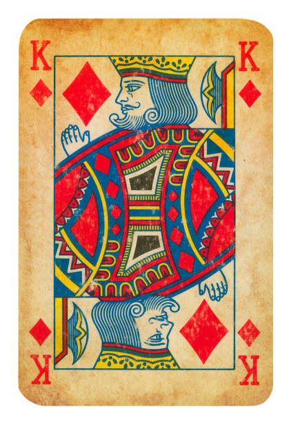 istock King Of Diamonds old playing card - Isolated 1297027337