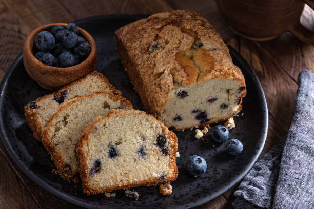 istock Loaf of Blueberry Bread 1297038145