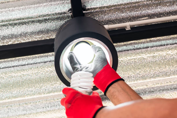 istock Change the fluorescent lamp to the LED bulb. 1297042173