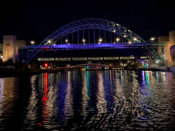 istock The Tyne Bridge at Night by River 1297046006
