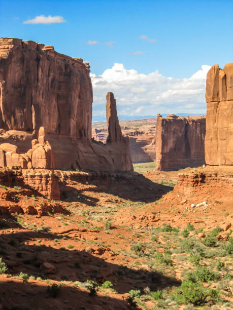 istock The towering, reddish colored, cliffs of Park Avenue 1297046130