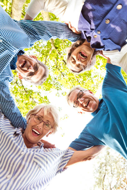 istock Faces of happy seniors 1297047582