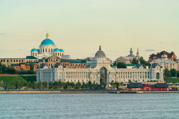 Ministry of Agriculture and Food (Palace of Farmers) in Kazan stock photo
