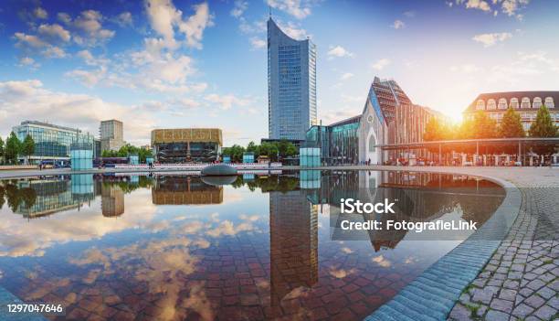 Stadt Leipzig In Der Sonne Deutschland Stockfoto und mehr Bilder von Leipzig - Leipzig, Deutschland, Stadt