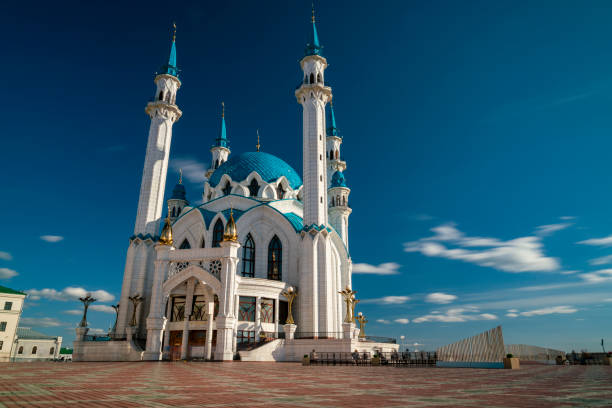 mosquée kul sharif (mosquée qol sharif) à kazan. russie - russian orthodox orthodox church cathedral russian culture photos et images de collection